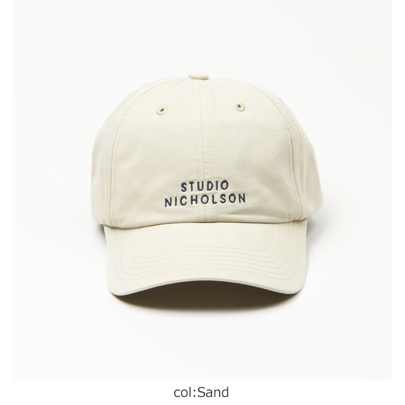 STUDIO NICHOLSON(˥륽) CAP SNM - 1168 COTTON TWILL