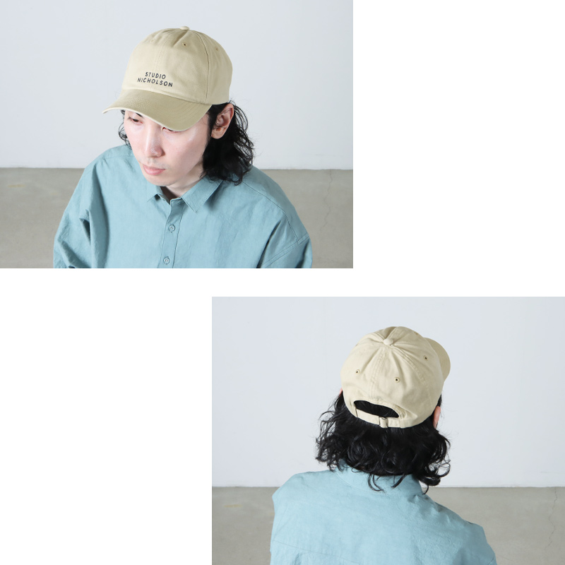 STUDIO NICHOLSON(˥륽) CAP SNM - 1168 COTTON TWILL