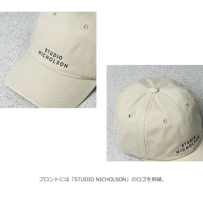 STUDIO NICHOLSON(˥륽) CAP SNM - 1168 COTTON TWILL