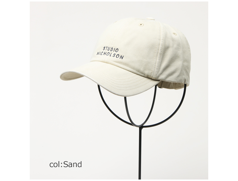 STUDIO NICHOLSON(˥륽) CAP SNM - 1168 COTTON TWILL