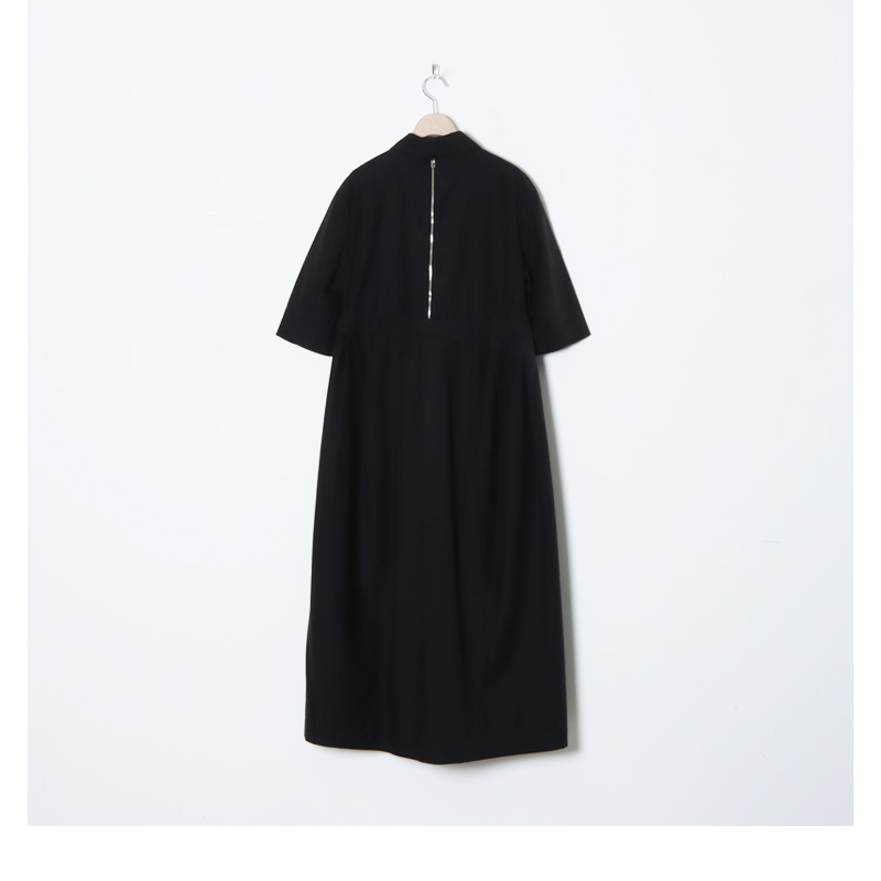 THE HINOKI( ҥΥ) Organic Cotton Twill Half Sleeve Dress