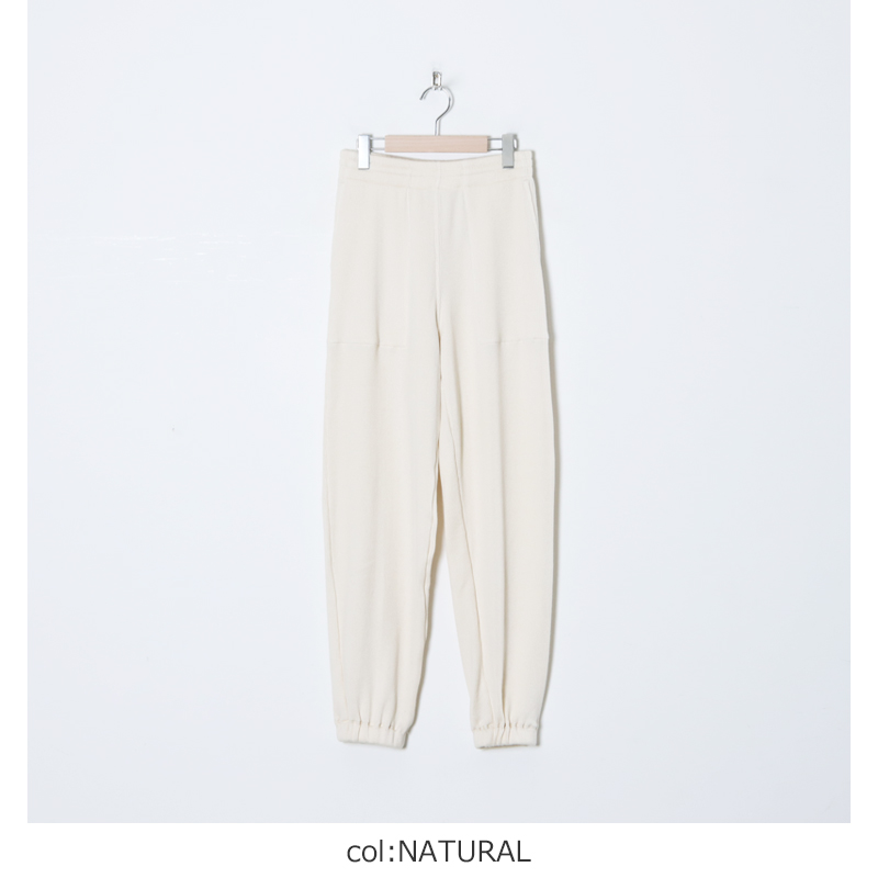 THE HINOKI( ҥΥ) Organic Cotton Rib Pants