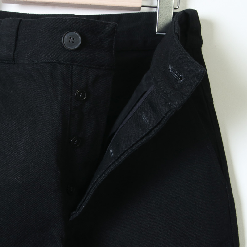 THE HINOKI (ザ ヒノキ) OG Cotton Black Denim Pants / オーガニック