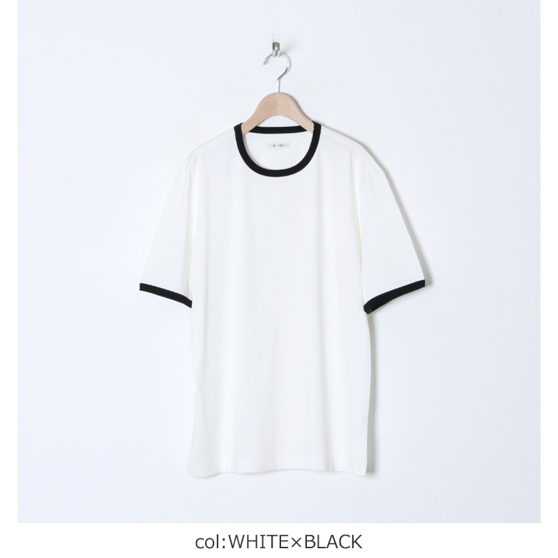 THE HINOKI( ҥΥ) Organic Cotton Half Sleeve Ringer T-Shirt