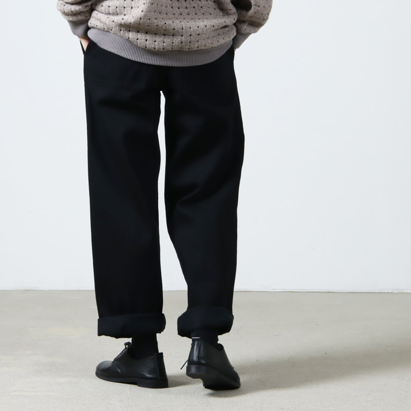 THE HINOKI (ザ ヒノキ) ORGANIC COTTON BLACK DENIM PANTS ...