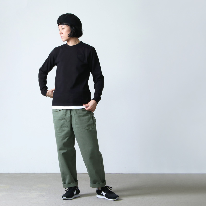 THE NORTH FACE (ザノースフェイス) L/S Nuptse Cotton Tee / ロングスリーブヌプシコットンティー