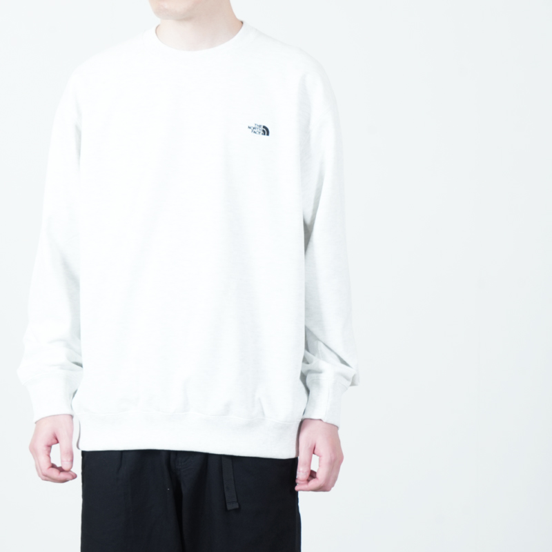 THE NORTH FACE(���Ρ����ե�����) Small Logo Heather Sweat Crew