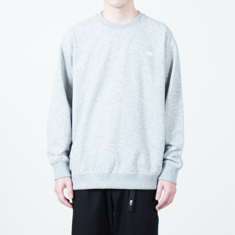 THE NORTH FACE(���Ρ����ե�����) Small Logo Heather Sweat Crew