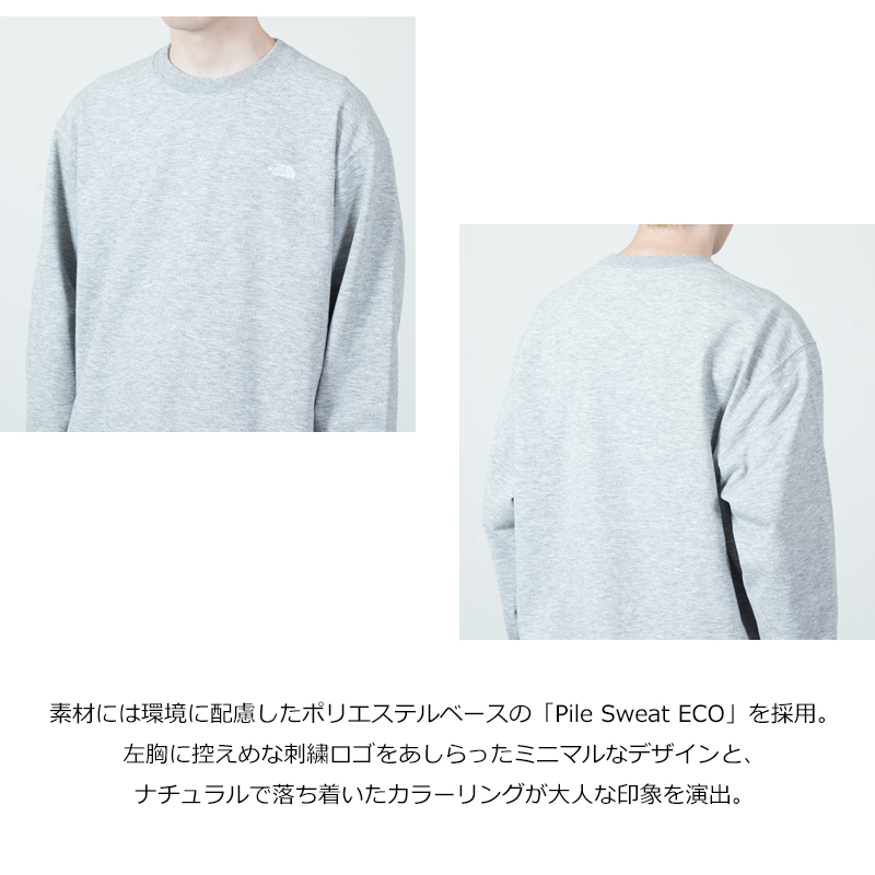 THE NORTH FACE(���Ρ����ե�����) Small Logo Heather Sweat Crew