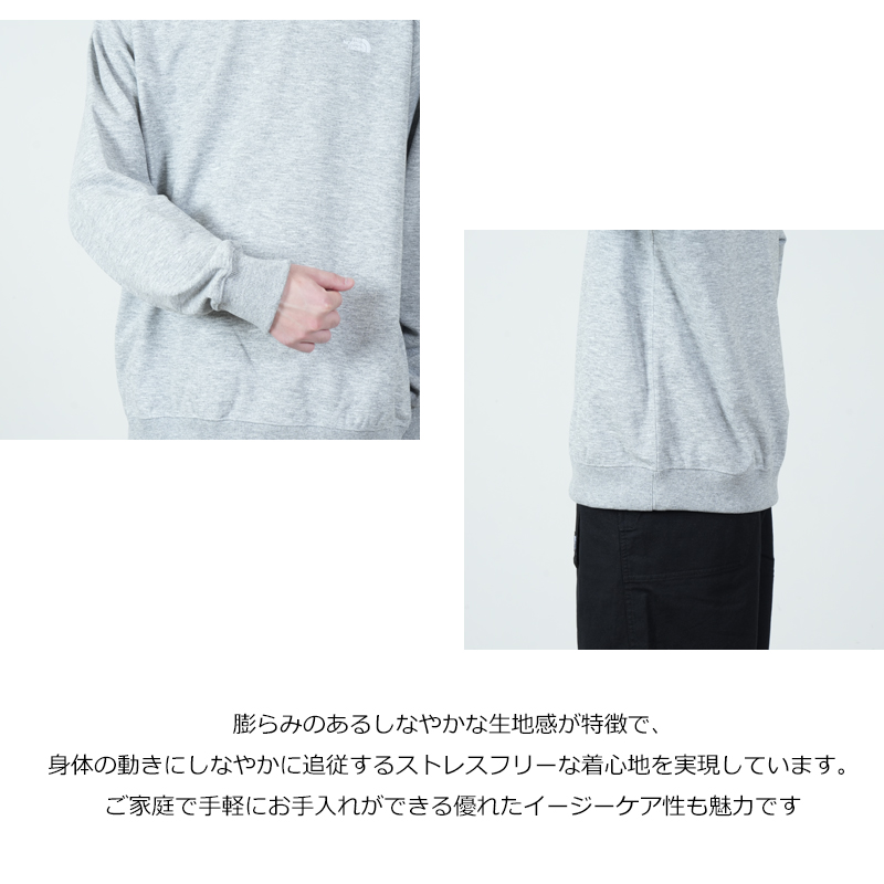 THE NORTH FACE(���Ρ����ե�����) Small Logo Heather Sweat Crew