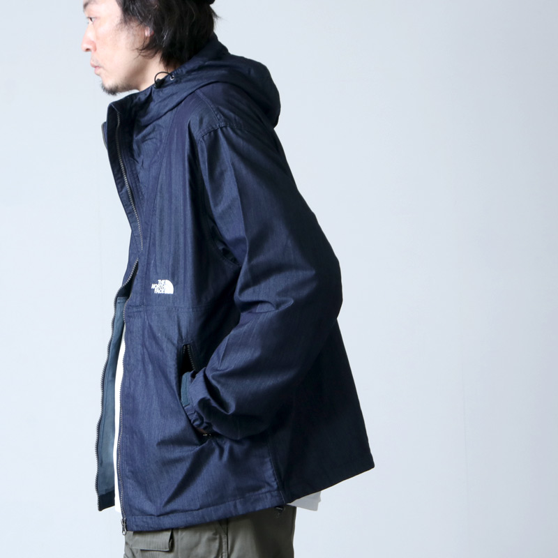 The North Face コンパクト ジャケット インディゴブルー 撥水nike