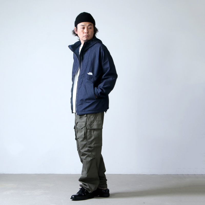 THE NORTH FACE (ザノースフェイス) Nylon Denim Compact Jacket 