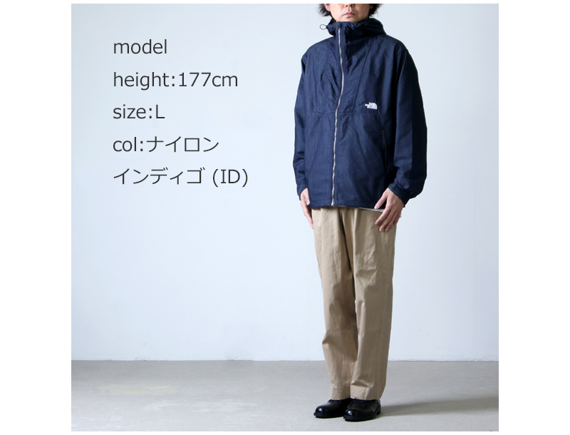 THE NORTH FACE (ザノースフェイス) Nylon Denim Compact Jacket