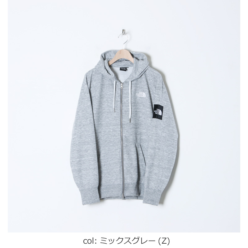 THE NORTH FACE (ザノースフェイス) Square Logo Full Zip / スクエアロゴフルジップ（メンズ）