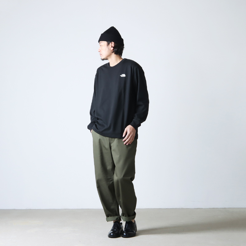 THE NORTH FACE(Ρե) L/S Back Square Logo Tee
