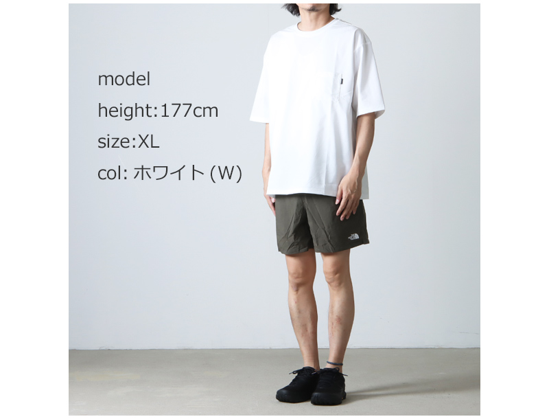 THE NORTH FACE (ザノースフェイス) S/S Airy Pocket Tee / ショート