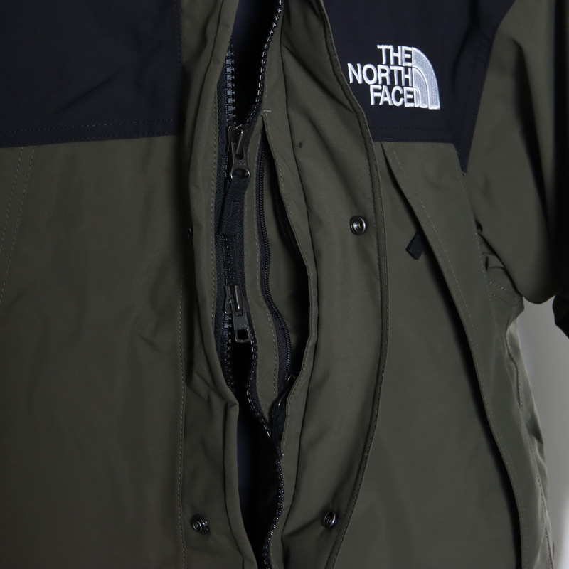 the north face mountain down leather jacket black