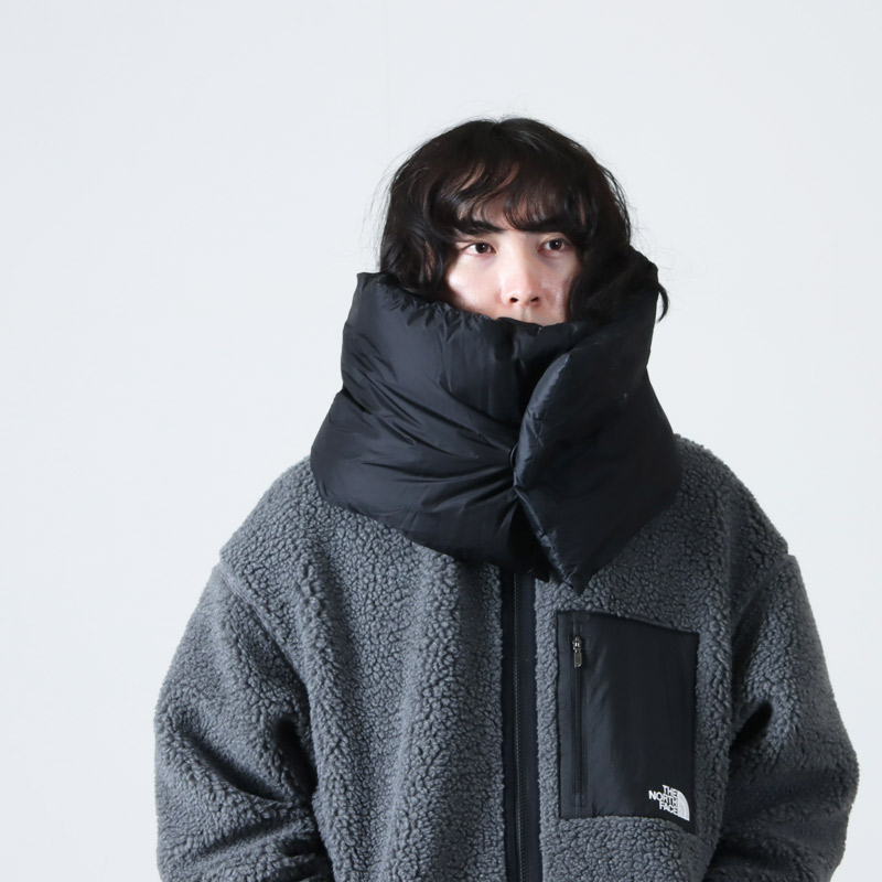 オリーブthe north face エクスプローラー ダウンマフラー - マフラー