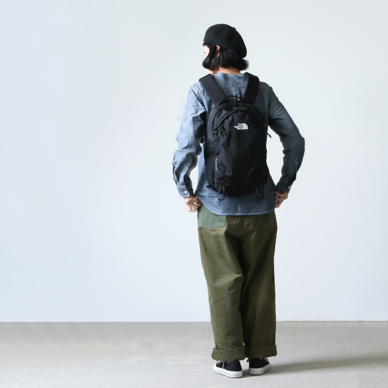 新しいエルメス THE NORTH FACE◇リュック/ブラック/無地/NM72150