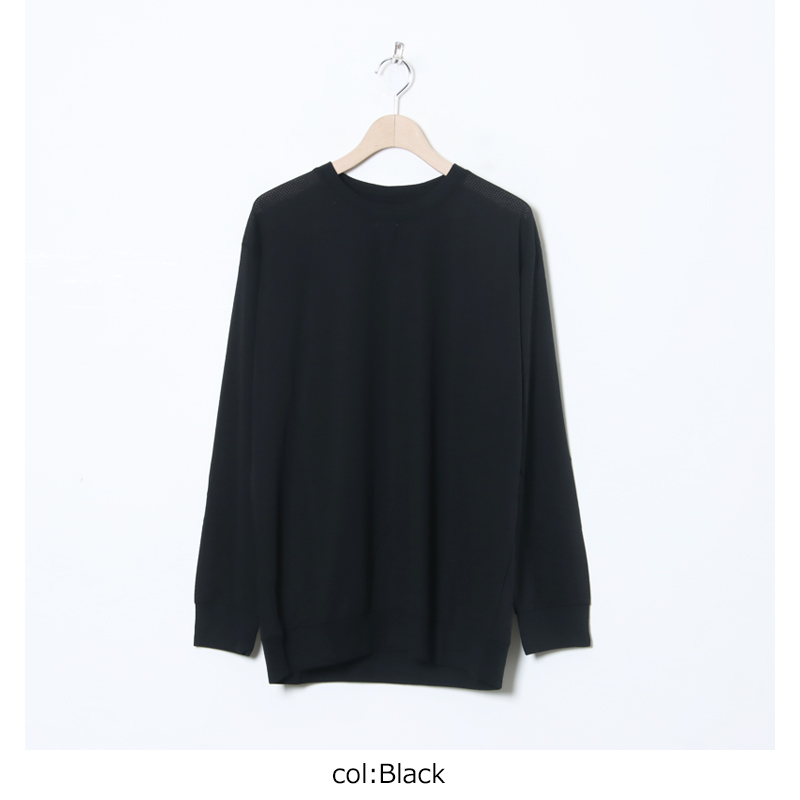 THINKWOOL(󥯥) TW MESH LONG SLEEVE RIB SHIRTS