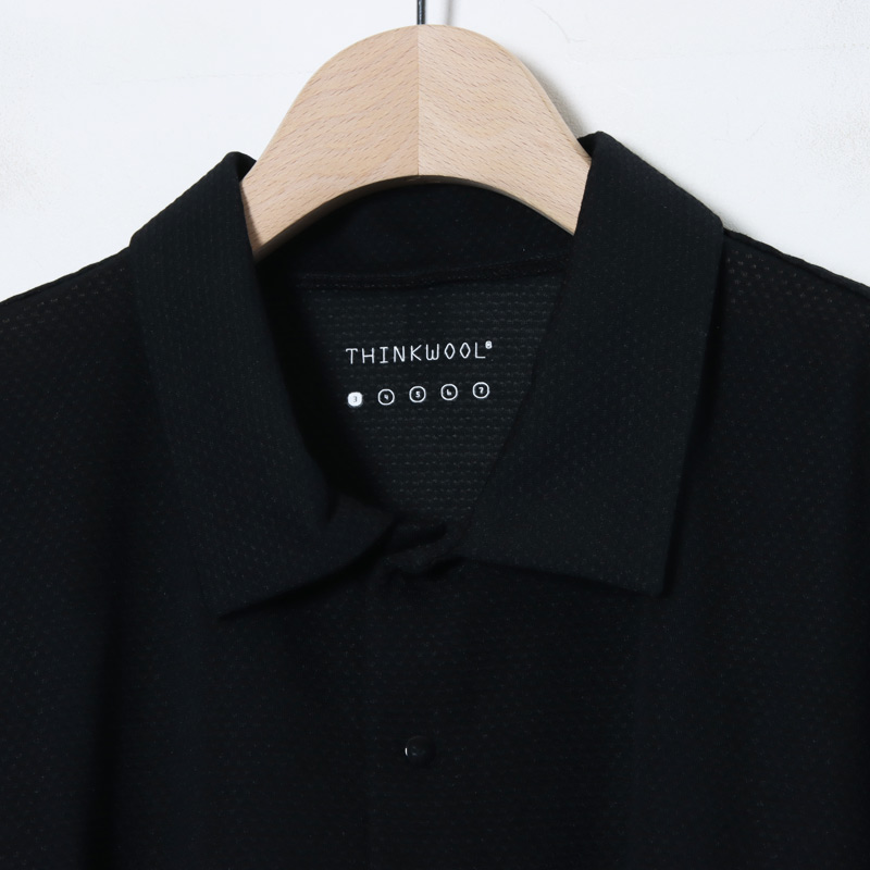 THINKWOOL(󥯥) TW MESH POLO SHIRTS LS