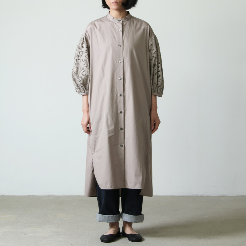 Ticca ティッカ レーススタンドネックワンピース