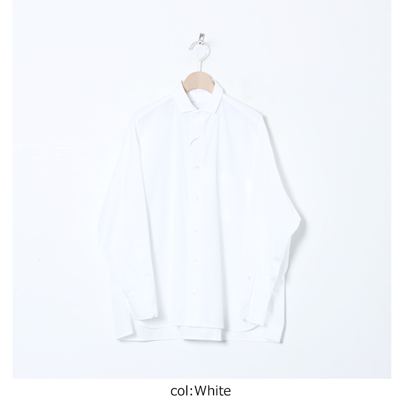 ティッカ✨スクエアビッグシャツ コットン ハーフスリーブ ホワイト ティッカ TICCA スクエアビッグシャツ （white） - ファッション