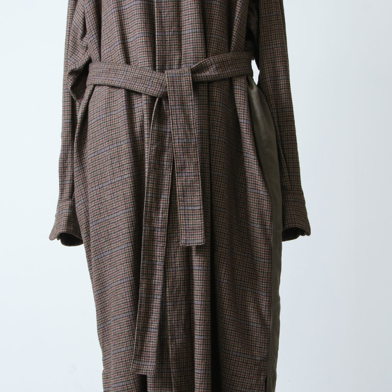unfil(ե) geelong rambs flannel band collar dress