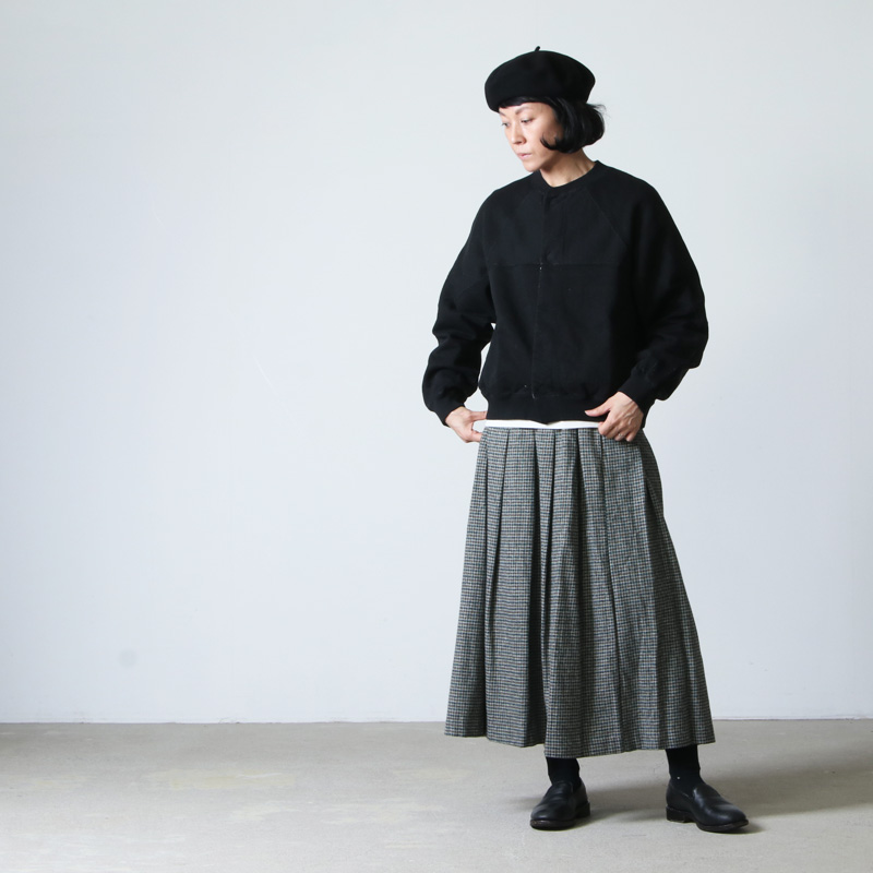 unfil(ե) vintage cotton-fleece cropped cardigan