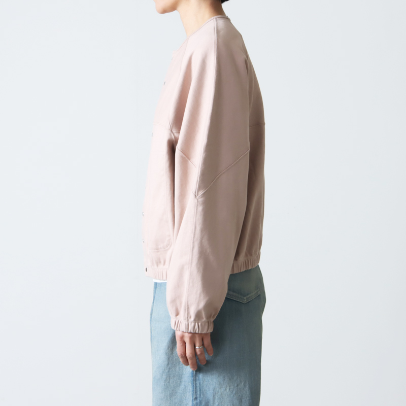 unfil(ե) cotton smooth-jersey cropped cardigan