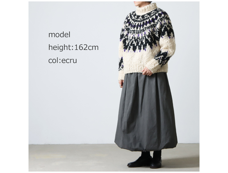 unfil(ե) cashmere blend hand-knit sweater