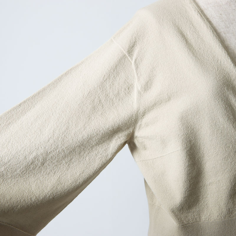 unfil(ե) stretch organic cotton cropped cardigan
