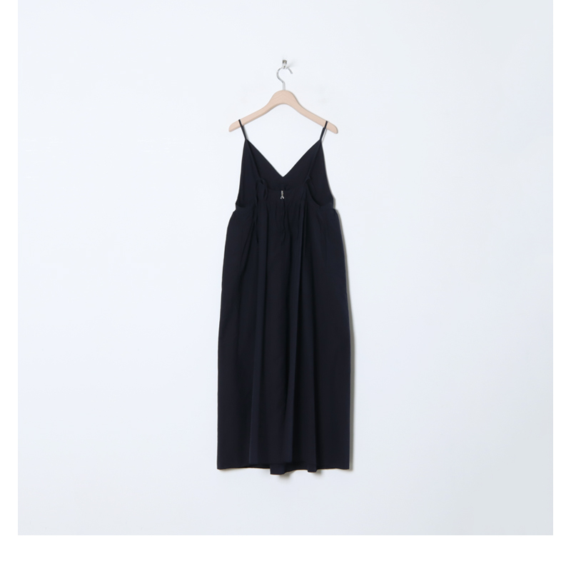 unfil (アンフィル) chambray weather-cloth camisole dress ...