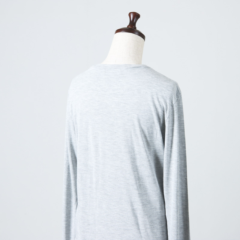 unfil(ե) viscose & silk jersey basic fit long sleeve Tee
