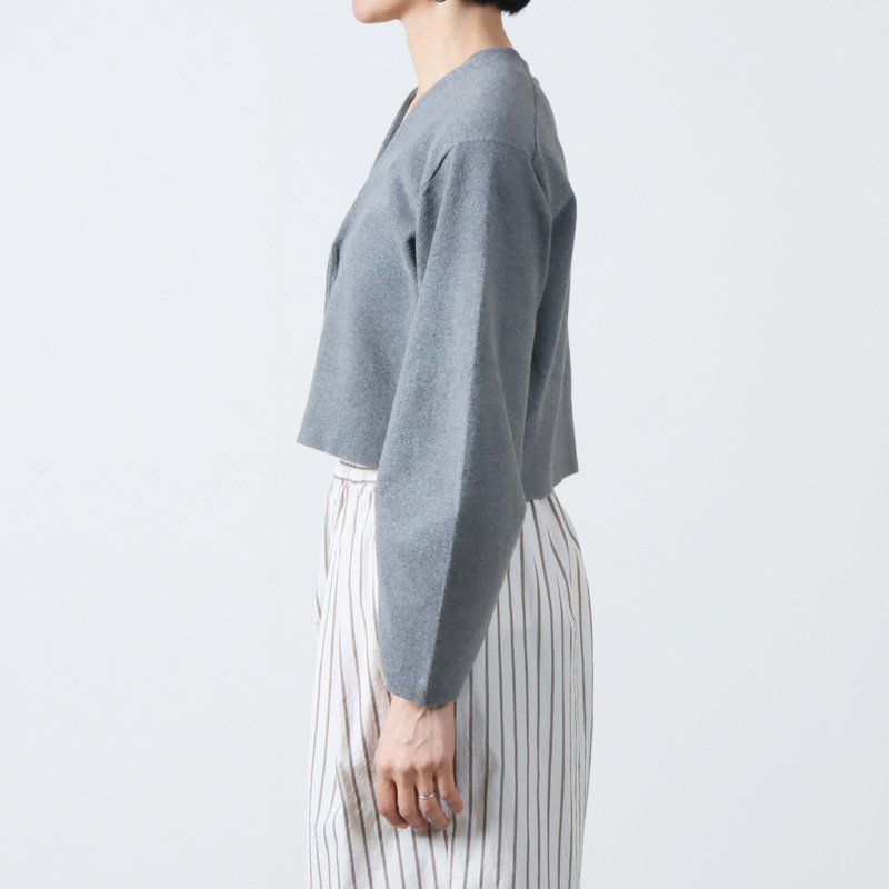 unfil(ե) stretch organic cotton cropped cardigan