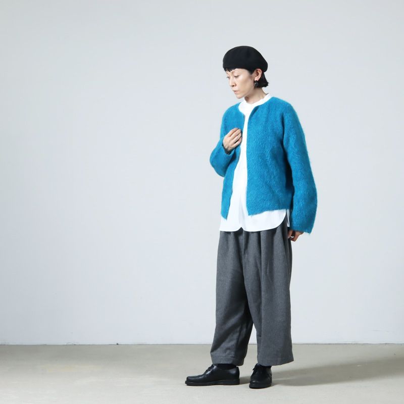 unfil(ե) stretch superkid mohair short cardigan