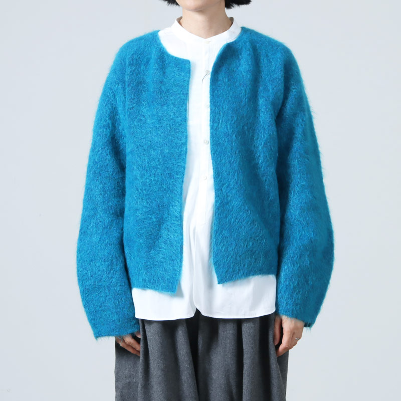 unfil(ե) stretch superkid mohair short cardigan