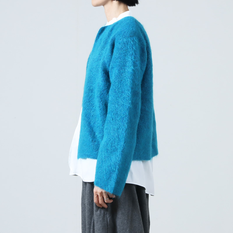 unfil(ե) stretch superkid mohair short cardigan