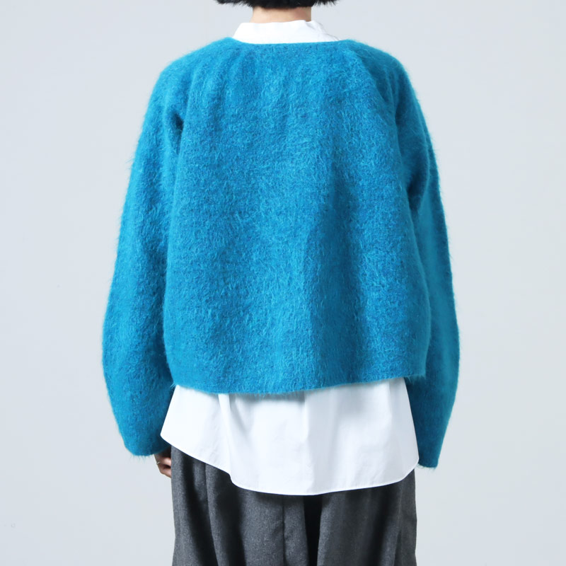 unfil(ե) stretch superkid mohair short cardigan