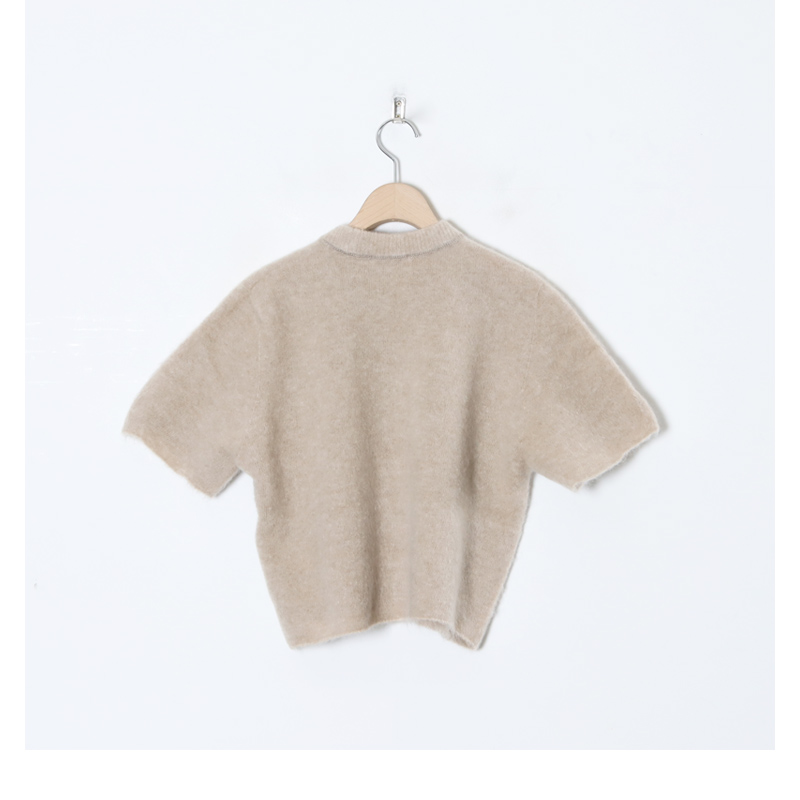 unfil(ե) stretch superkid mohair short-sleeve sweater