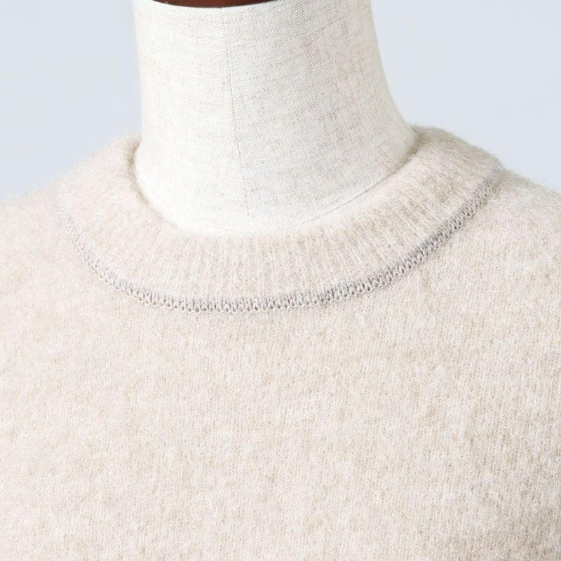 unfil(ե) stretch superkid mohair short-sleeve sweater