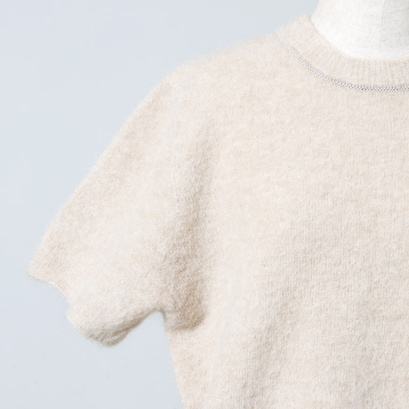 unfil(ե) stretch superkid mohair short-sleeve sweater