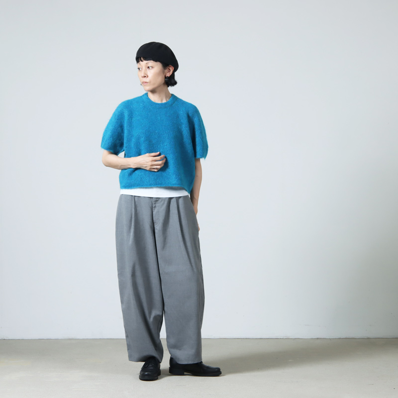 unfil(ե) stretch superkid mohair short-sleeve sweater