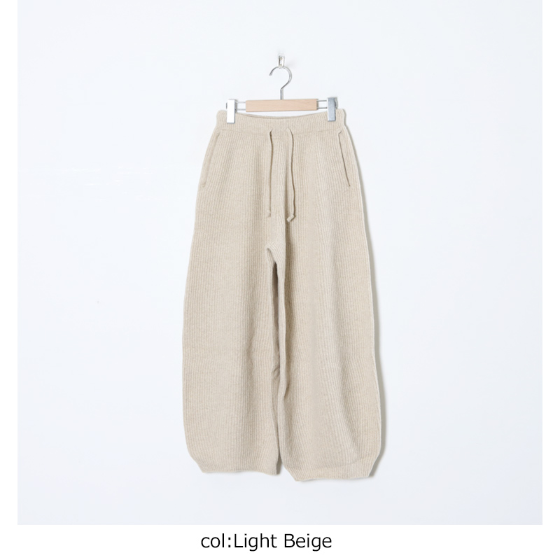 unfil(ե) superfine lambs & chenille ribbed-knit wide-leg pants