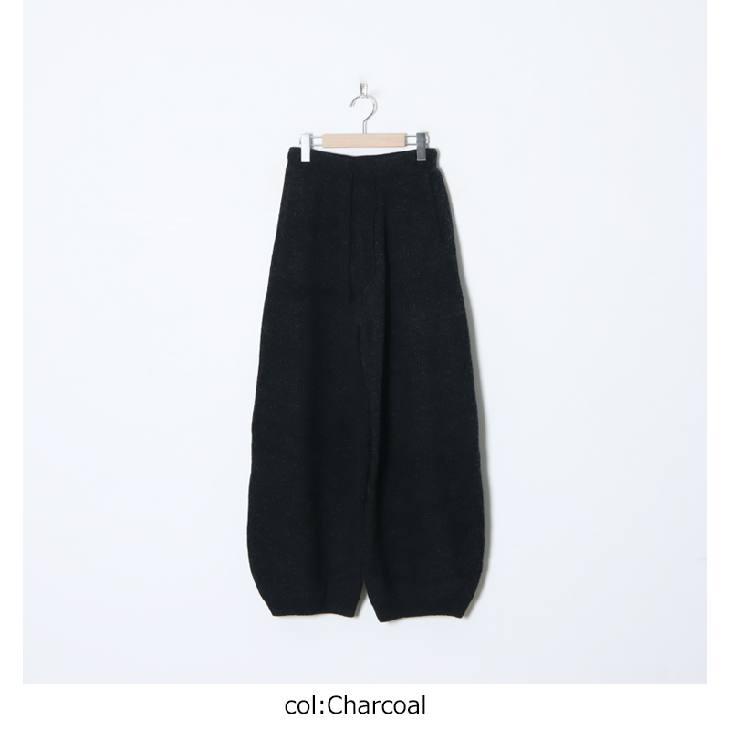 unfil(ե) superfine lambs & chenille ribbed-knit wide-leg pants