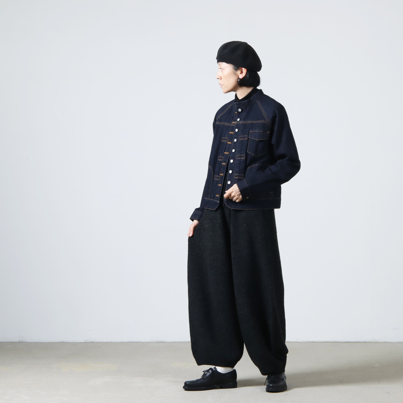 unfil(ե) superfine lambs & chenille ribbed-knit wide-leg pants