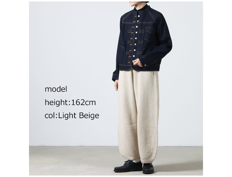 unfil(ե) superfine lambs & chenille ribbed-knit wide-leg pants