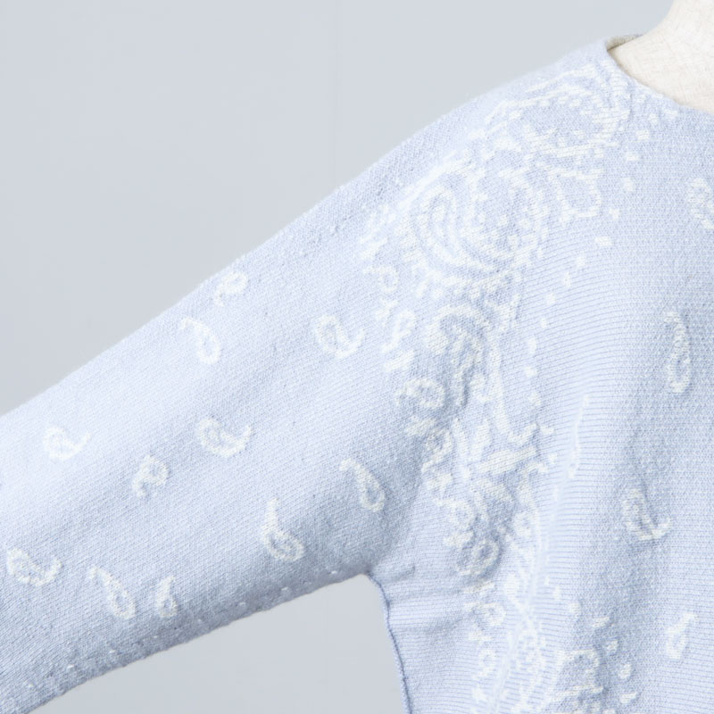 unfil(ե) royal baby alpaca bandana-pattern sweater