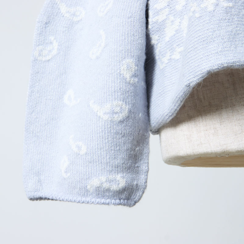 unfil(ե) royal baby alpaca bandana-pattern sweater