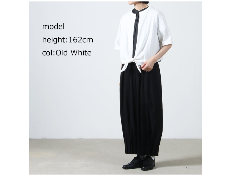 unfil(ե) dry touch cotton jersey front-tie T-cardigan